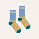 ★2025SS★The Campamento カンパメント COLOR BLOCK KIDS SOCKS BLUE TC-SS25-117