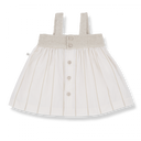 ★2025SS★1+in the family ワンモアインザ・ファミリー ANETTA dress + bloomer off-white #476413241