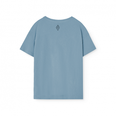 ★BASIC★The Animals Observatory ORION KID T-SHIRT Blue S25110_022_BG