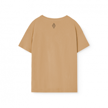 ★BASIC★The Animals Observatory ORION KID T-SHIRT Tan S25110_055_BG