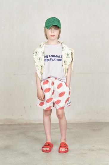 ★BASIC★The Animals Observatory ORION KID T-SHIRT Lavand S25110_141_BG