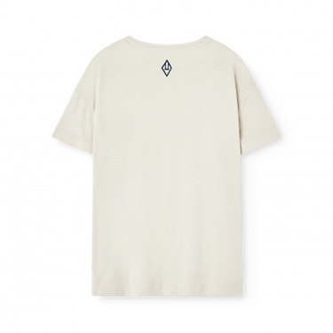 ★BASIC★The Animals Observatory ORION KID T-SHIRT White Mouth S25110_221_BG