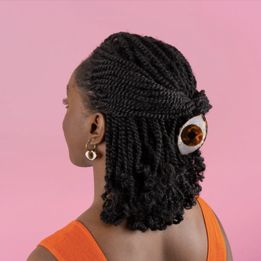 Coucou Suzette ククシュゼット Eye Hair Claw - Brown アイヘアクリップ ブラウン