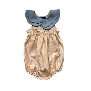★2025SS★Hello Lupo ハロールポ Nami Baby Tuta LINEN GREY/APRICOT