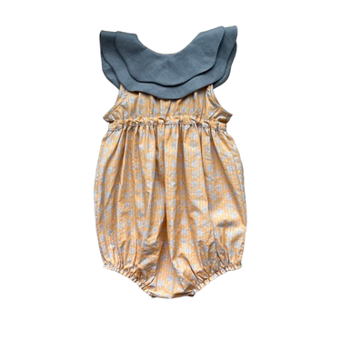 ★2025SS★Hello Lupo ハロールポ Nami Baby Tuta LINEN GREY/APRICOT
