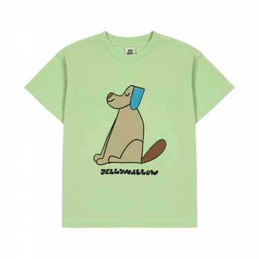 ★2025SS★JELLYMALLOW Mr.dog T-Shirt NILE GREEN JM2510146