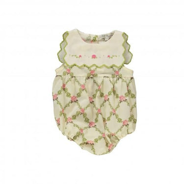 ★2025SS★Bebe Organic ベベオーガニック Charlotte Romper Nostalgia Rose