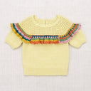 ★DROP1★2025SS★Misha & Puff ミーシャアンドパフ Crochet Joya Top Vintage Yellow K1020S25-773