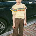 ★DROP1★2025SS★Misha & Puff ミーシャアンドパフ Crochet Joya Top Vintage Yellow K1020S25-773
