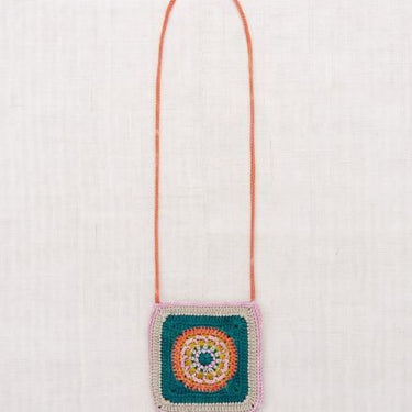 ★DROP1★2025SS★Misha & Puff ミーシャアンドパフ Crochet Afghan Bag Gamberetto K1028S25-667-OSS