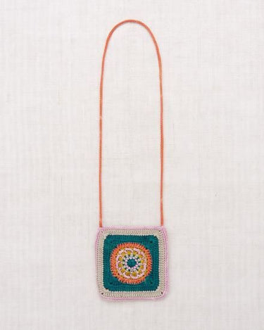 ★DROP1★2025SS★Misha & Puff ミーシャアンドパフ Crochet Afghan Bag Gamberetto K1028S25-667-OSS