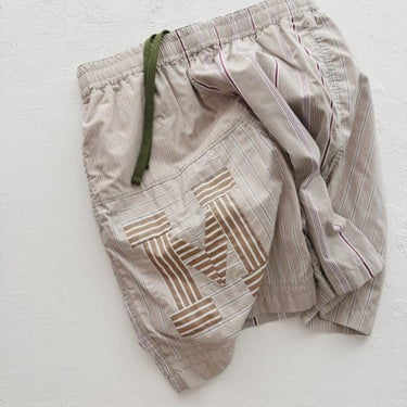 ★入荷済み★MARET マレ ハンサムストライプクラフトパッチショートパンツ M25S41