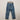 ★入荷済み★MARET マレ セルビッチデニムダメージクラフトロングパンツ BLUE M25P43