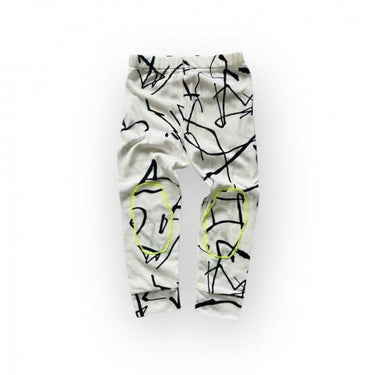 ★frankygrow BABY★frankygrow フランキーグロウ ORG.Pt Knee Patch Leggings WHITE fgby24bb#17