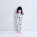 ★frankygrow BABY★frankygrow フランキーグロウ ORG.Pt Knee Patch Leggings WHITE fgby24bb#17