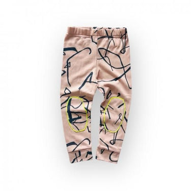 ★frankygrow BABY★frankygrow フランキーグロウ ORG.Pt Knee Patch Leggings PINK fgby24bb#17