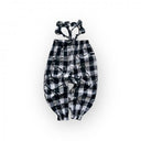 ★frankygrow BABY★frankygrow フランキーグロウ ORG.Pt Frill Suspender Pants PLAID-BLACK fgby24bb#19