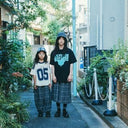 ★25SS PRE★frankygrow NEEDLE PUNCHED COTTON TWEED CHECKED SCALLOPED SUS PANTS GRAY/BROWN 25SBT-365