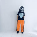 ★入荷済み★2025SS★frankygrow フランキーグロウ CRACKED BEAR TEE BLACK-LIGHT BLUE pt. 25SCS-492
