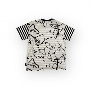 ★入荷済み★2025SS★frankygrow フランキーグロウ POP BEAR DOCKING TEE BORDER-WH/BLK 25SCS-490
