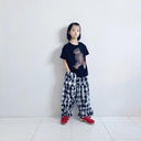 ★入荷済み★2025SS★frankygrow フランキーグロウ POP BEAR DOCKING TEE BLACK-PLAID/BLK 25SCS-490