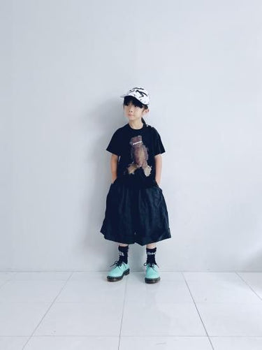 ★入荷済み★2025SS★frankygrow フランキーグロウ POP BEAR DOCKING TEE BLACK-PLAID/BLK 25SCS-490