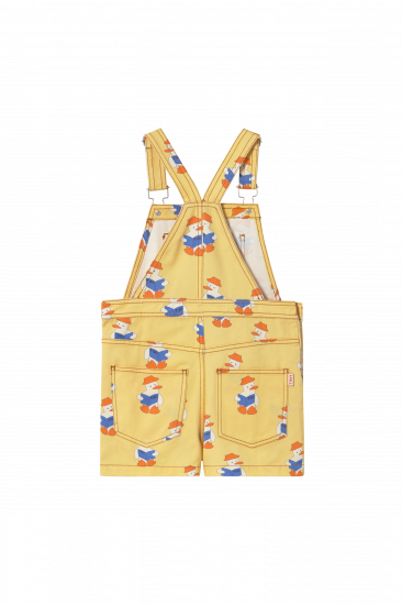 ★DROP2★2025SS★tinycottons タイニーコットンズ READERS SHORT OVERALL mellow yellow SS25-192