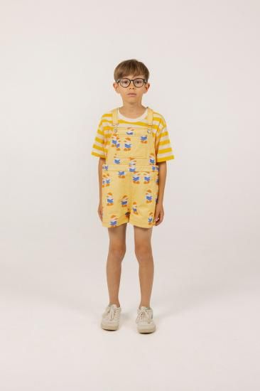 ★DROP2★2025SS★tinycottons タイニーコットンズ READERS SHORT OVERALL mellow yellow SS25-192