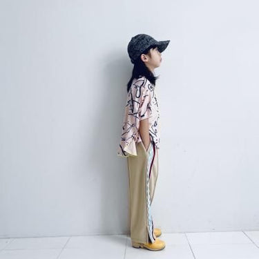 ★入荷済み★2025SS★frankygrow フランキーグロウ ORG.PT CIRCLE PONCHO TEE PINK-BLACK 25SCS-495