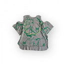 ★2025SS★frankygrow フランキーグロウ ORG.PT DEFORMATION TEE #03 GRAY-GREEN 25SCS-500
