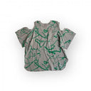 ★2025SS★frankygrow フランキーグロウ ORG.PT DEFORMATION TEE #03 GRAY-GREEN 25SCS-500