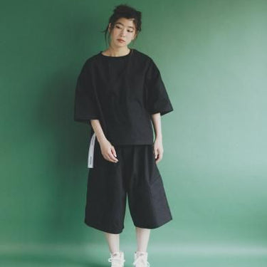 ★入荷済み★2025SS★nunuforme ヌヌフォルム サイドテープT Black 11-nf23-551-234