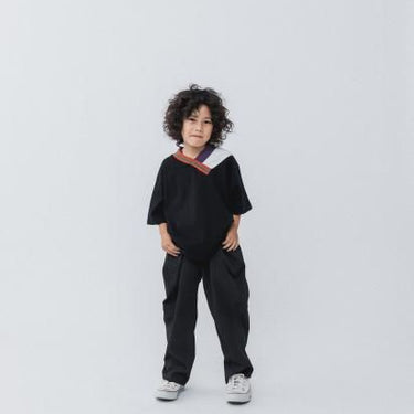 ★入荷済み★2025SS★nunuforme ヌヌフォルム マルチカラーTシャツ Black 24-nf23-812-506