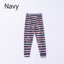 ★入荷済み★2025SS★nunuforme★2025SS★nunuforme ヌヌフォルム NUNUボーダーレギンス Navy×Orange 26-nf23-823-709