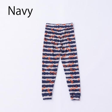 ★入荷済み★2025SS★nunuforme★2025SS★nunuforme ヌヌフォルム NUNUボーダーレギンス Navy×Orange 26-nf23-823-709