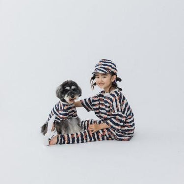 ★入荷済み★2025SS★nunuforme★2025SS★nunuforme ヌヌフォルム NUNUボーダーレギンス Navy×Orange 26-nf23-823-709