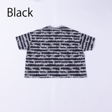 ★入荷済み★2025SS★nunuforme ヌヌフォルム NUNUボーダーTシャツ Black×White 27-nf23-923-710
