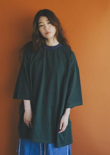★入荷済み★2025SS★nunuforme ヌヌフォルム NUNUリブT Green 29-nf23-970-900