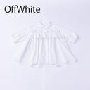 ★25SS PRE★nunuforme ヌヌフォルム フロントフリルブラウス OffWhite Adult 37-nf23-525-031