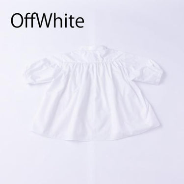 ★25SS PRE★nunuforme ヌヌフォルム フロントフリルブラウス OffWhite Adult 37-nf23-525-031