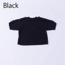 ★入荷済み★2025SS★nunuforme ヌヌフォルム ショルダーフリルT Black 43-nf23-809-500