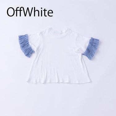 ★入荷済み★2025SS★nunuforme ヌヌフォルム フリルスリーブT OffWhite 47-nf23-814-521