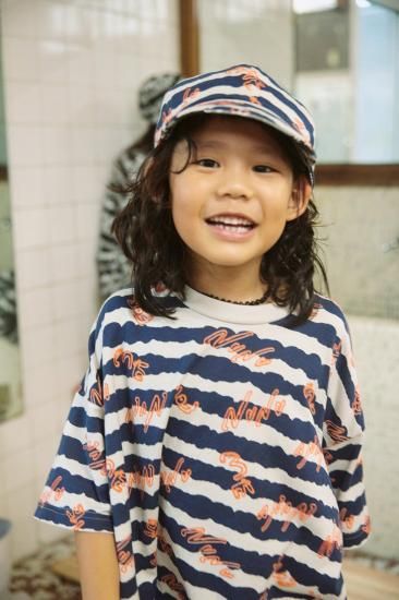 ★入荷済み★2025SS★nunuforme ヌヌフォルム nunuforme リバーシブルキャップ Navy×Orange nf23-cap01
