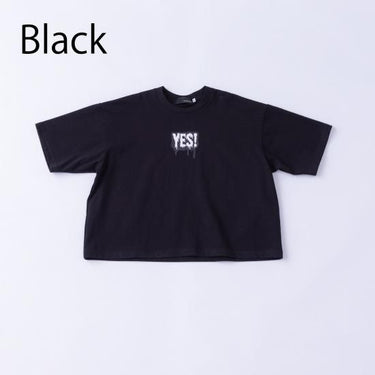 ★入荷済み★2025SS★nunuforme ヌヌフォルム YESロゴプリントＴ Black nt23-001