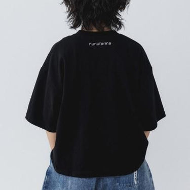 ★入荷済み★2025SS★nunuforme ヌヌフォルム YESロゴプリントＴ Black nt23-001
