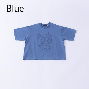 ★入荷済み★2025SS★nunuforme ヌヌフォルム ブロックロゴT Blue nt23-006