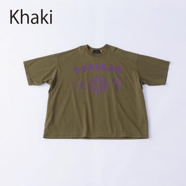 ★入荷済み★2025SS★nunuforme ヌヌフォルム popularロゴT Khaki nt23-010