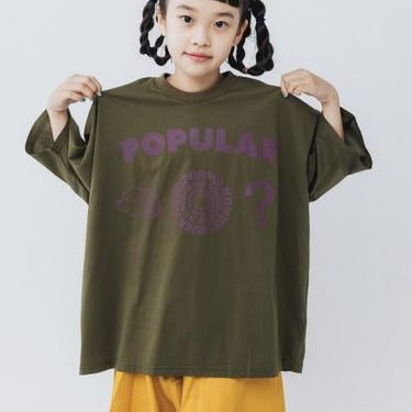 ★入荷済み★2025SS★nunuforme ヌヌフォルム popularロゴT Khaki nt23-010