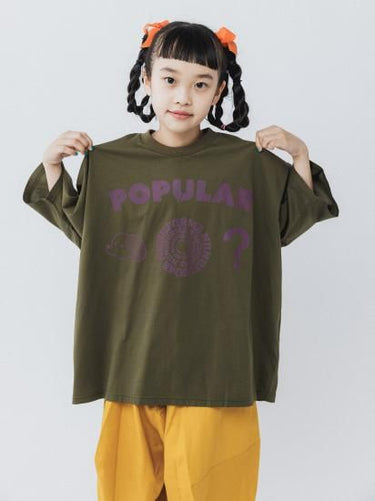 ★入荷済み★2025SS★nunuforme ヌヌフォルム popularロゴT Khaki nt23-010