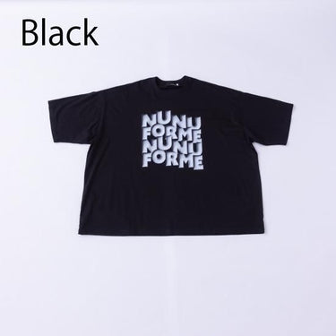 ★入荷済み★2025SS★nunuforme ヌヌフォルム nunuformeロゴT Black nt23-013